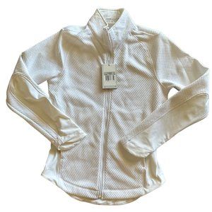NWT NIKE Golf Therma-FIT white Zipper WOMENS Jacket Size XS with zipped pockets